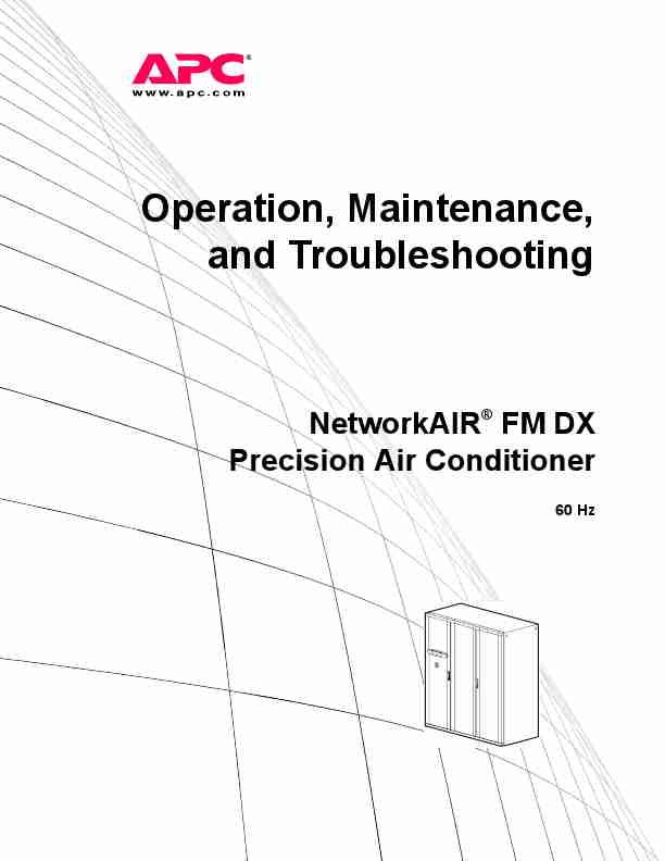 American Power Conversion Air Conditioner FM-page_pdf